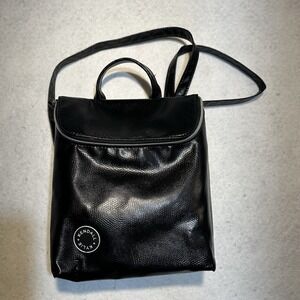 Kendall + Kylie Mini Convertible Black Backpack Purse Adjustable Straps